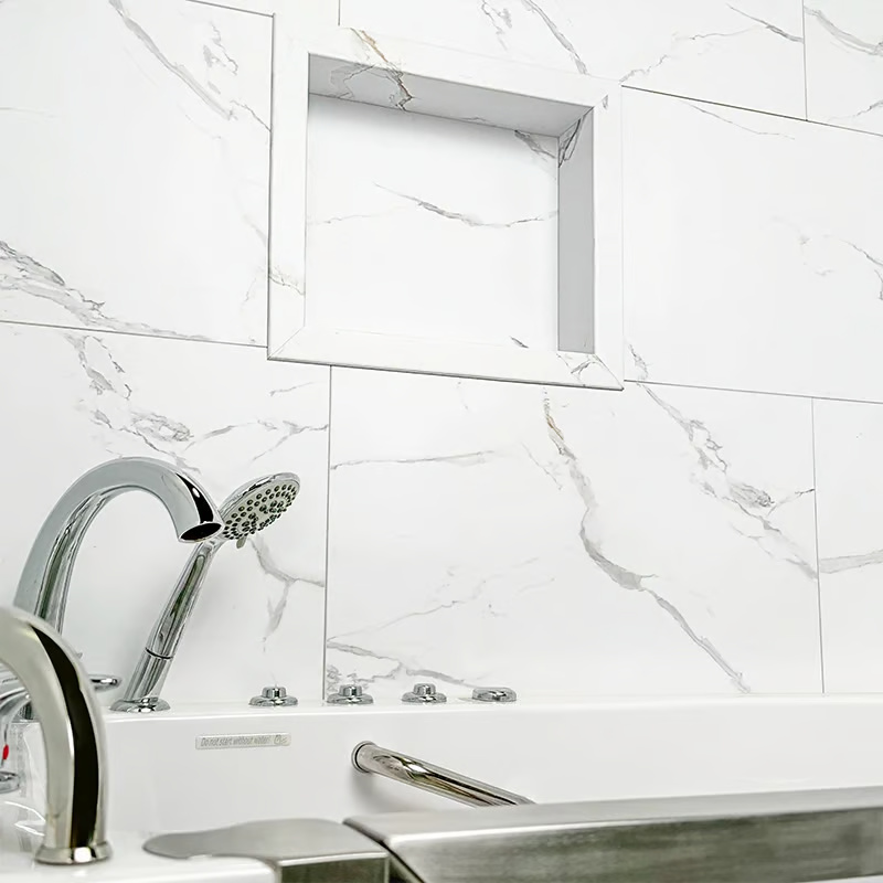 Tongue & Groove PVC Carrara Tile 25″x15″ - Image 3
