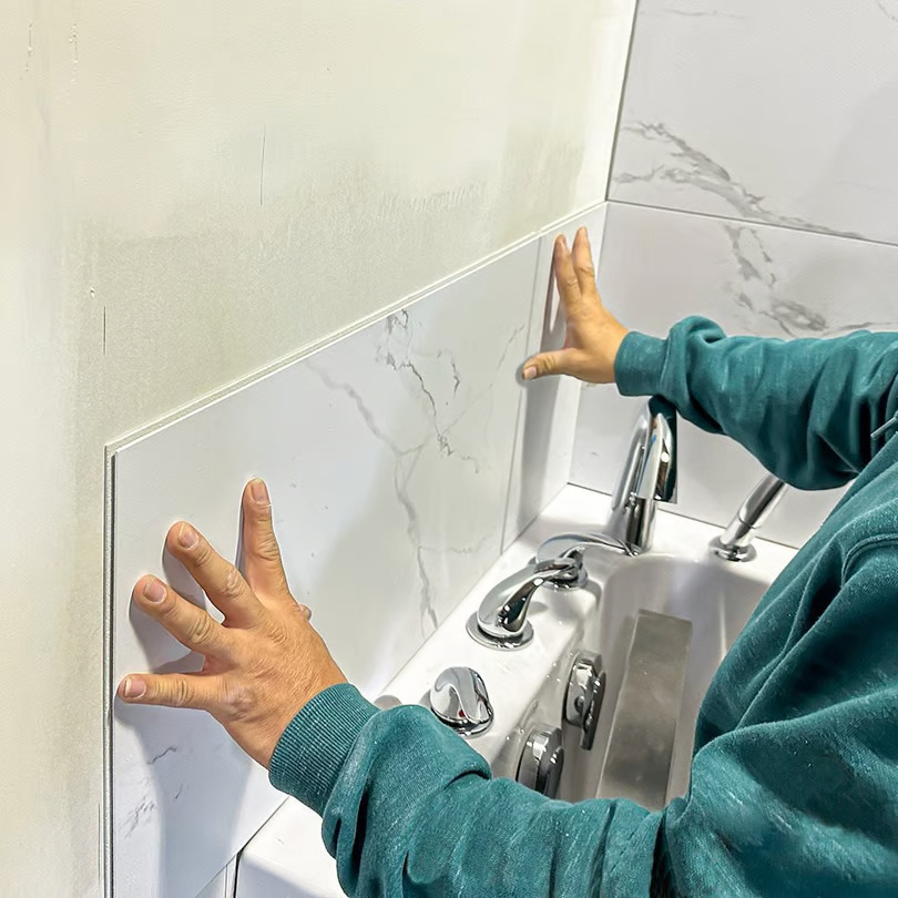 Tongue & Groove PVC Carrara Tile 25″x15″